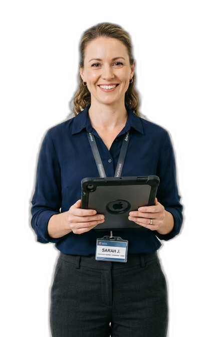 Verified support worker